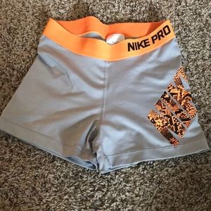 Nike pro spandex shorts